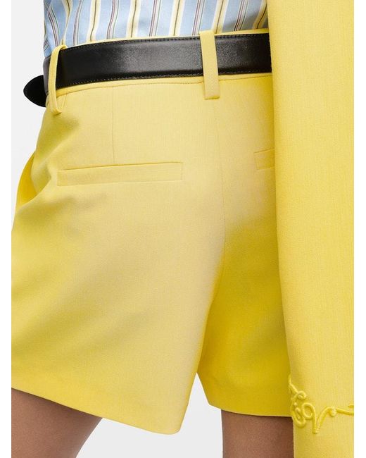 Zadig & Voltaire Yellow Shorts Sidou