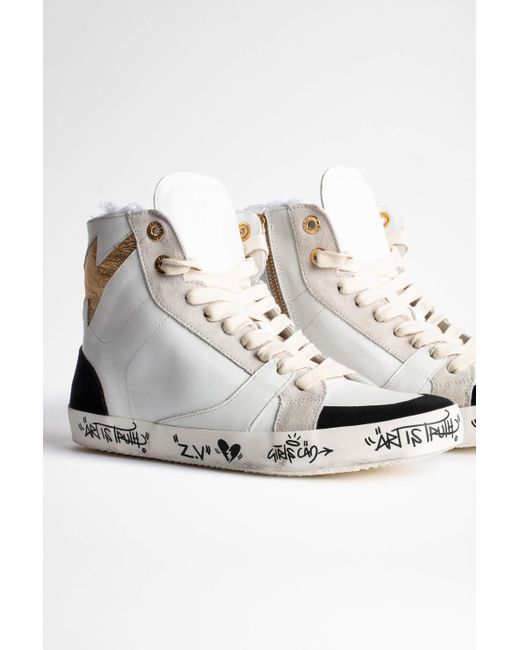 high flash sneakers zadig