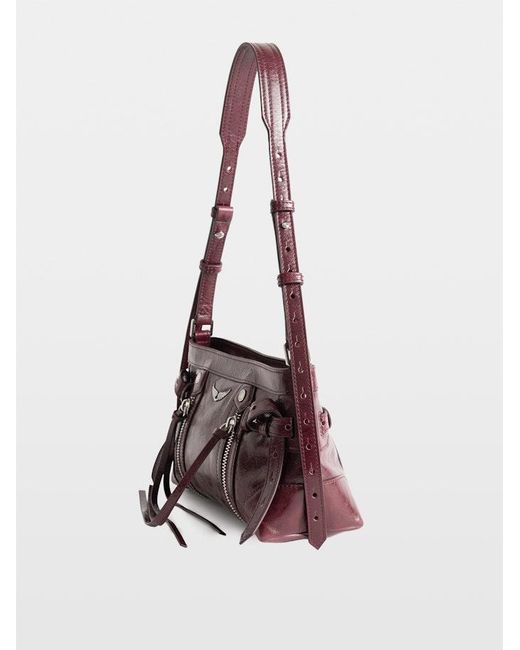 Zadig & Voltaire Purple Madison Mini Vintage Patent Bag