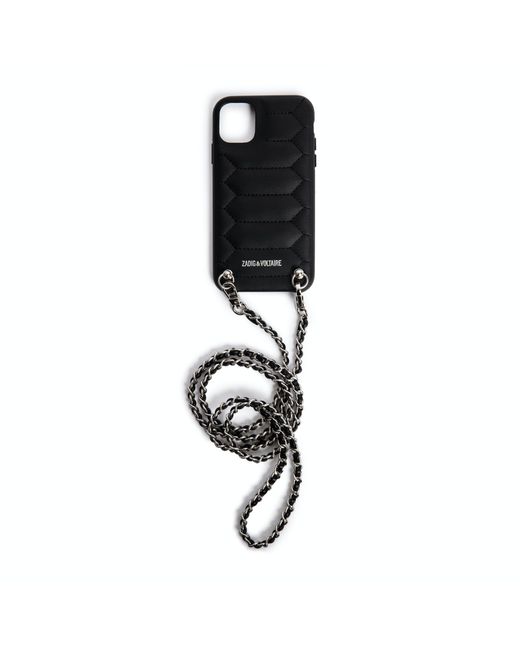 Coque iphone 11 xl scale Zadig & Voltaire en coloris Black