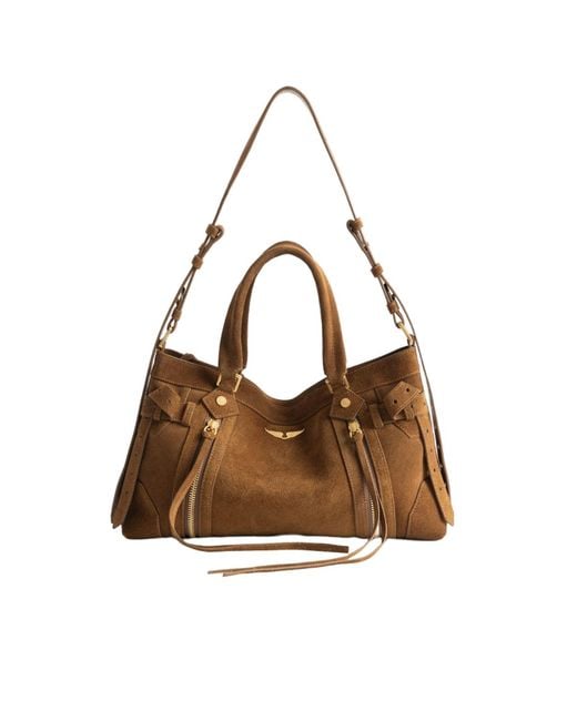 Zadig & Voltaire Brown Madison Small Bag
