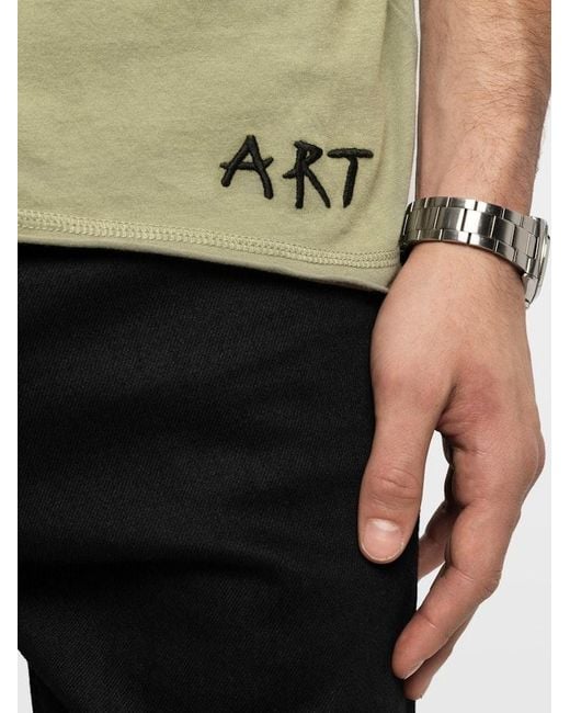 Zadig & Voltaire Green Monastir Henley T-Shirt for men