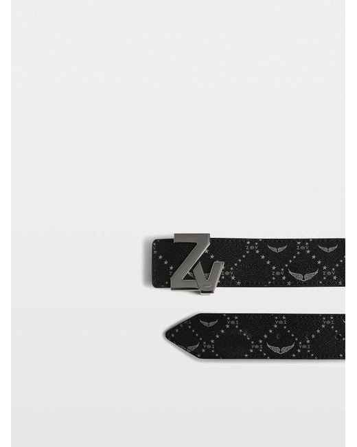 Zadig & Voltaire Black Belt Zv Initiale 40Mm
