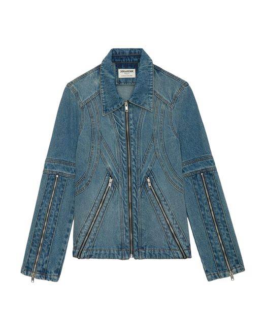 Zadig & Voltaire Blue Jeansjacke Bons