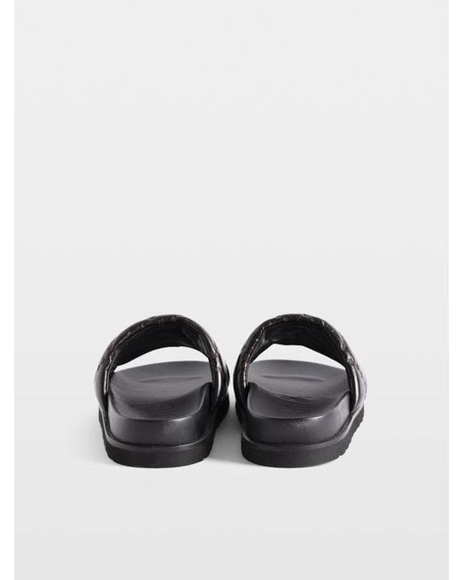 Zadig & Voltaire Black Mules Teddy Bare Vintage