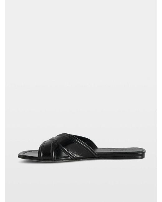 Zadig & Voltaire Black Azora Vintage Patent Mules