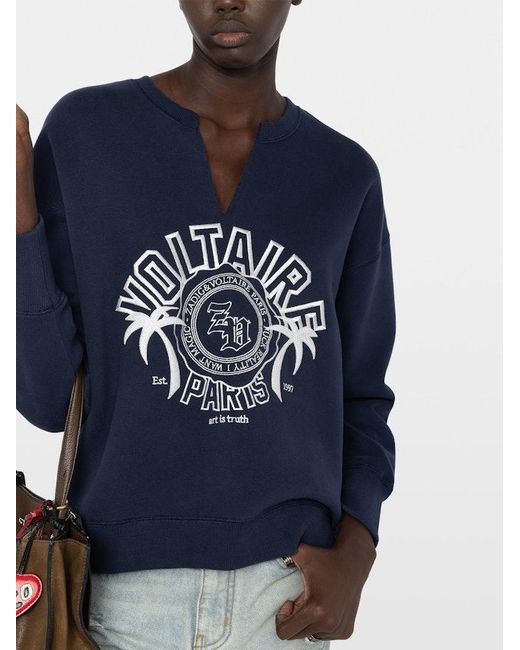 Zadig & Voltaire Blue Sweatshirt