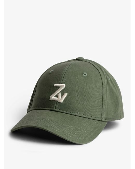 Gorra Klelia Zv Initiale Zadig & Voltaire de color Green