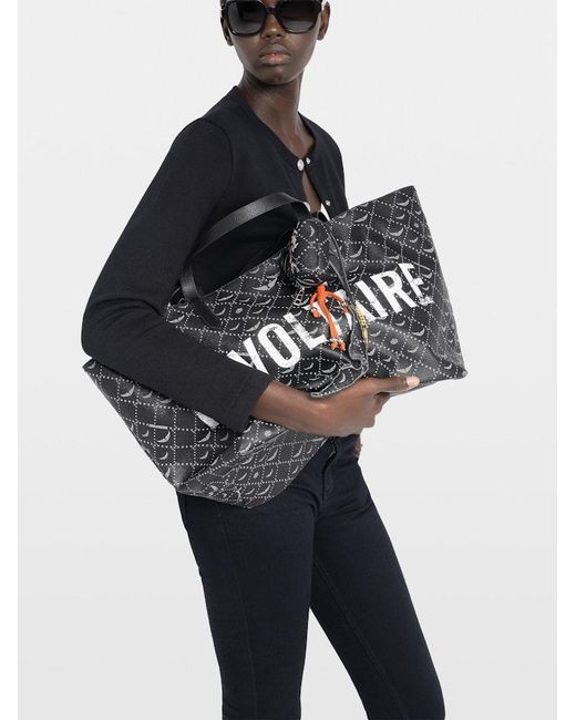 Zadig & Voltaire Black Bag Z Shopper Xl Revoltaire