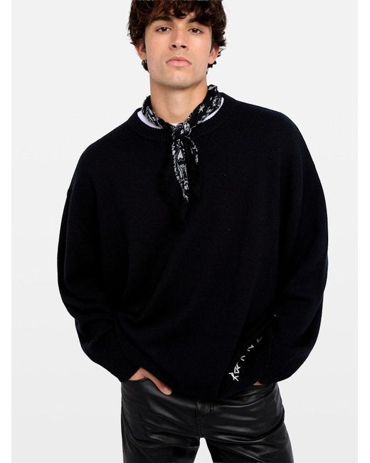 Zadig & Voltaire Black Jumper Swonny for men