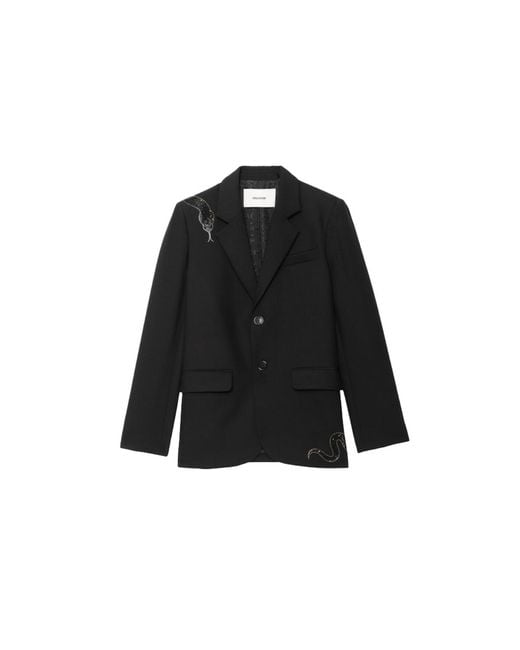 Zadig & Voltaire Black Vanille Blazer