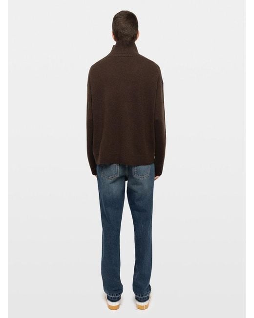 Zadig & Voltaire Brown Nalmo Jumper 100% Merino Wool for men