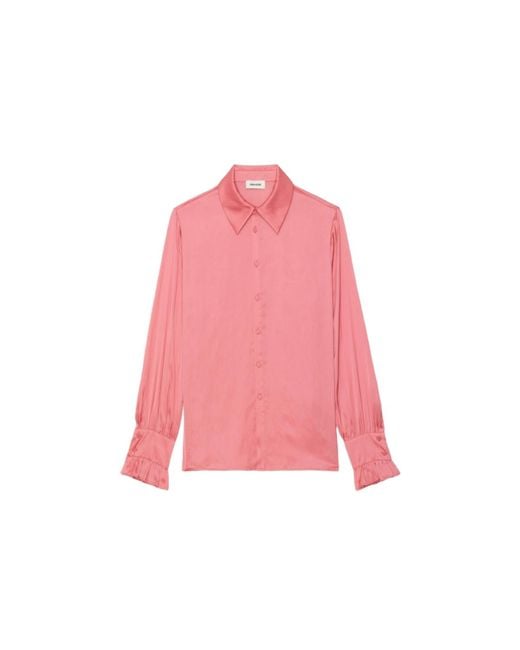 Zadig & Voltaire Pink Thely Shirt
