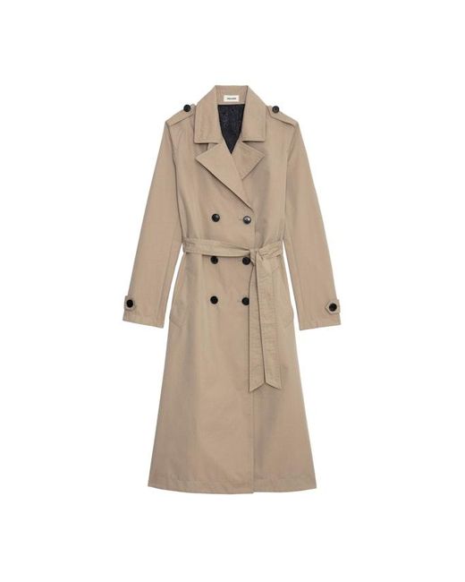 Zadig & Voltaire Multicolor Mandy Trench Coat