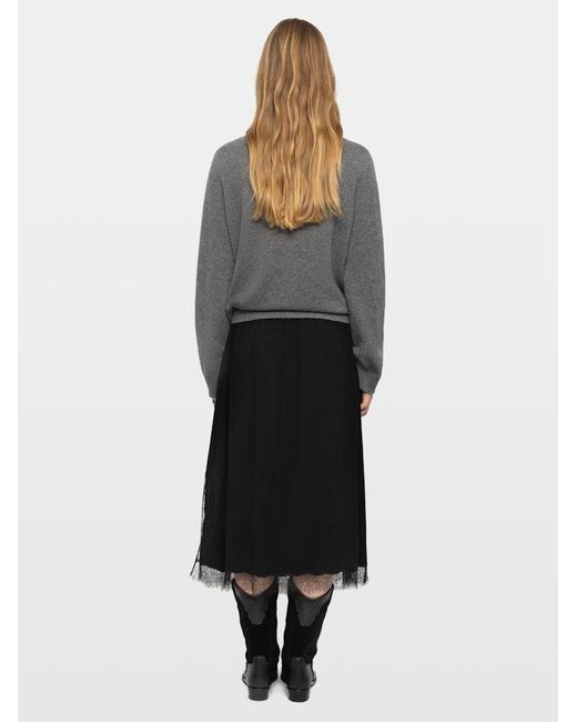 Zadig & Voltaire Black Jarvis Skirt