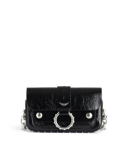 Zadig & Voltaire Black Kate Wallet Bag
