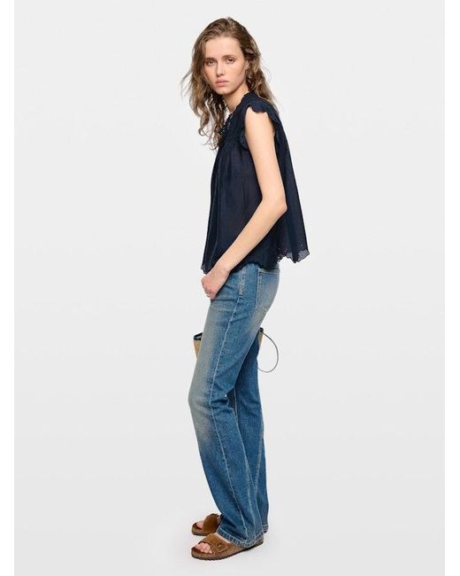 Zadig & Voltaire Blue Tika Top