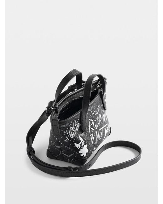 Zadig & Voltaire Black Z Shopper Nano Rock Tag Bag