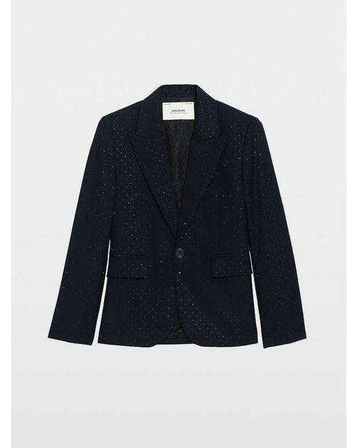 Zadig & Voltaire Blue Vavy Blazer