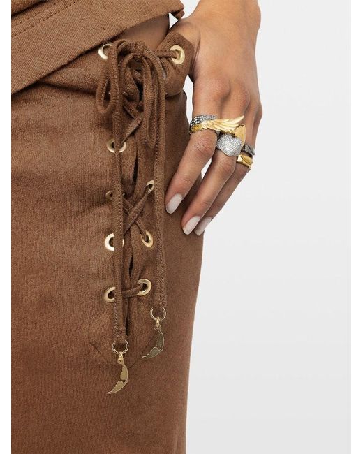 Zadig & Voltaire Brown Skirt Juno