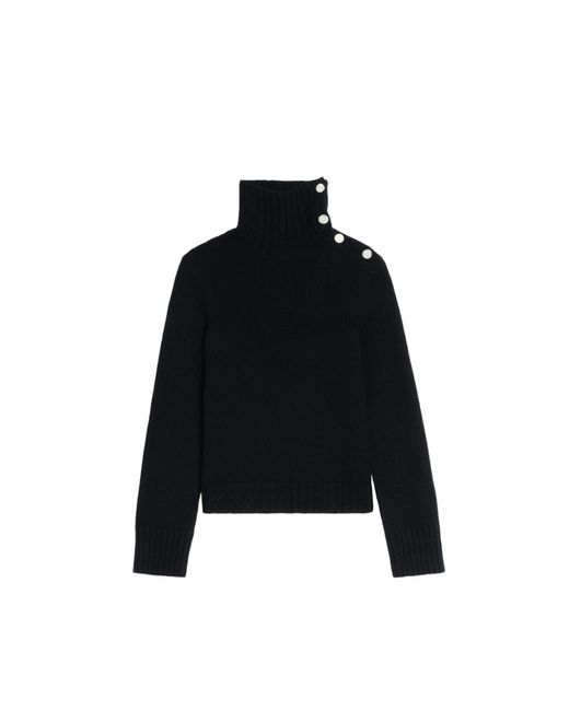 Zadig & Voltaire Black Nalma 100% Cashmere Jumper