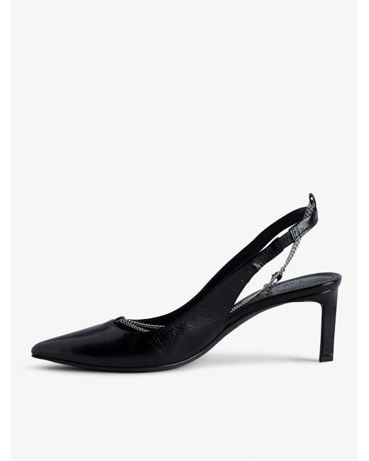 Zadig & Voltaire White First Night Court Shoes