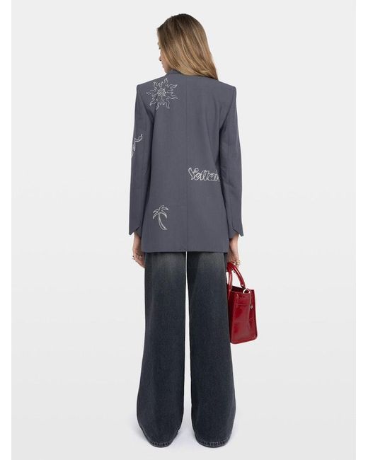 Zadig & Voltaire Blue Vival Blazer