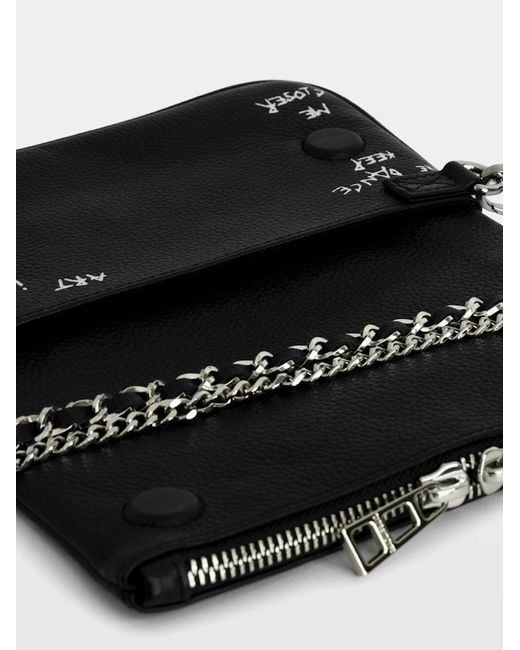 Zadig & Voltaire Black Rock Mini Clutch