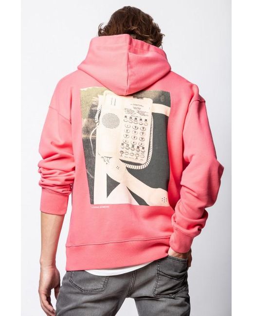 Sweatshirt sanchi photoprint lover Zadig & Voltaire pour homme en coloris Pink