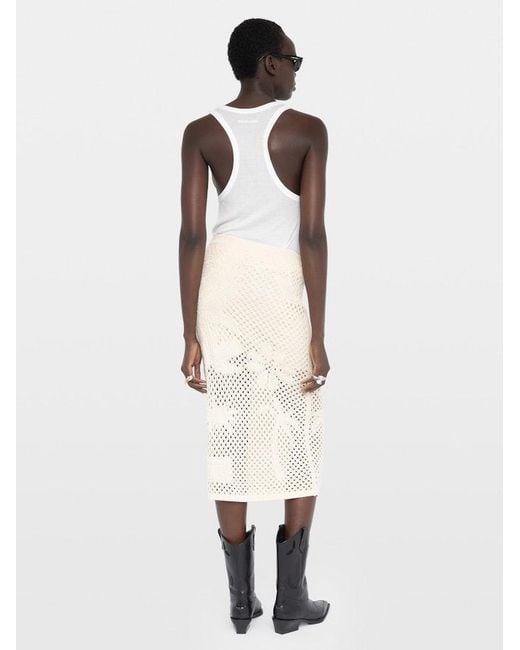 Zadig & Voltaire Natural Skirt Soly
