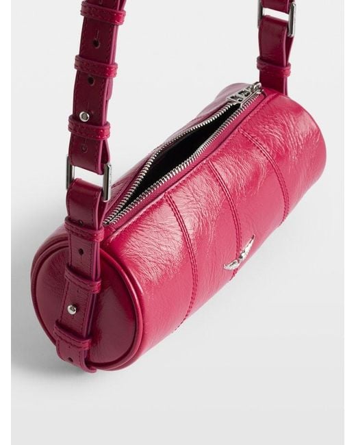 Zadig & Voltaire Pink Le Roudoudou Vintage Patent Bag