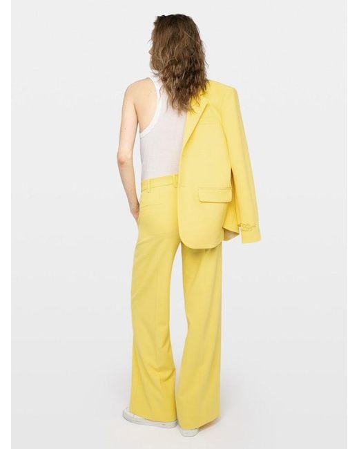 Zadig & Voltaire Yellow Trousers Panol