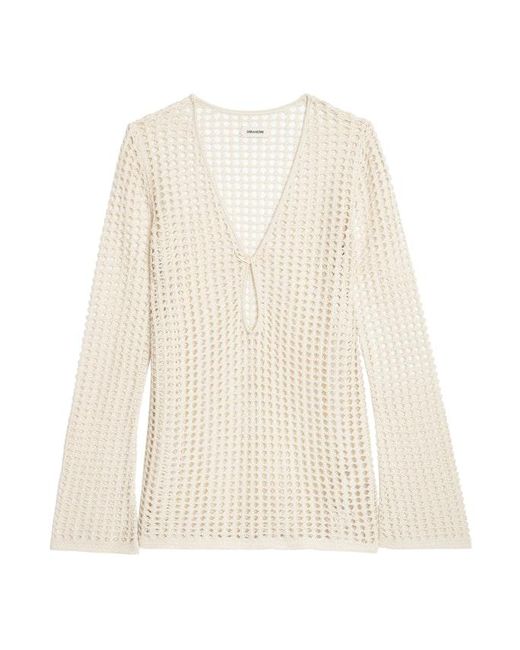 Zadig & Voltaire White Jumper Rany