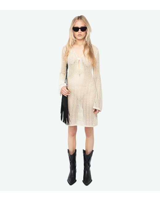Zadig & Voltaire Natural Ranyra Kleid