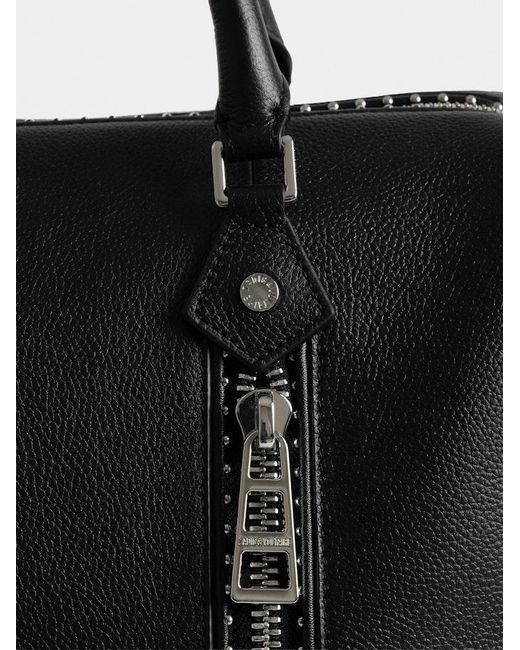 Zadig & Voltaire Black Sunny Medium Studs Bag