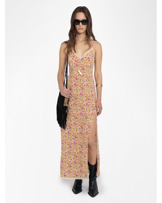 Vestido Ramelil Zadig & Voltaire de color Natural