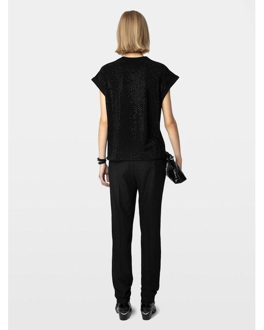 Zadig & Voltaire Black Cloe Tank Top