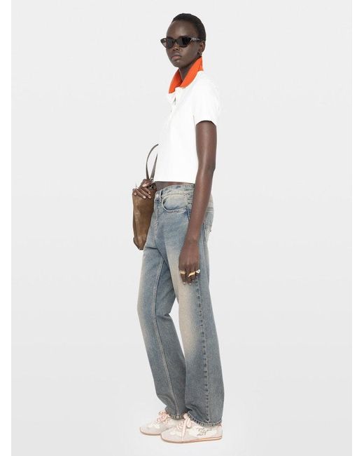 Zadig & Voltaire White Mirta Polo