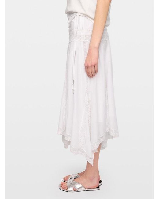 Zadig & Voltaire White Jetro Skirt