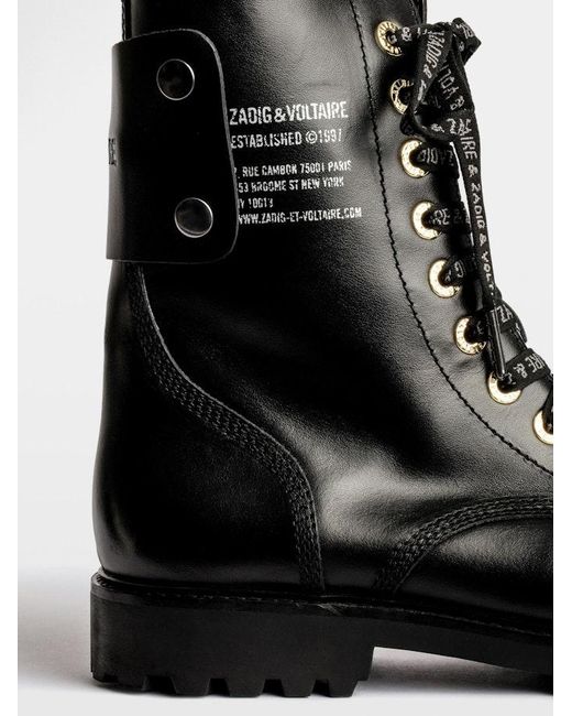 Zadig & Voltaire Black Joe Smooth Boot