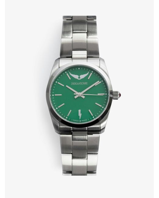 Zadig & Voltaire Green Time2love Watch