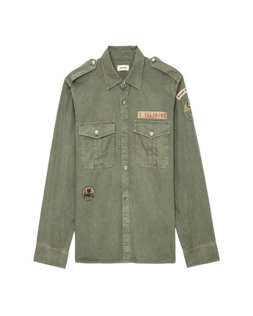 Zadig & Voltaire Green Taskal Shirt