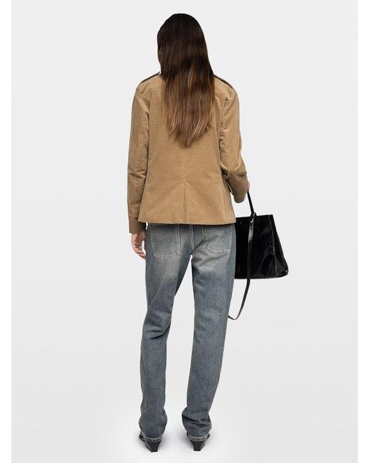 Zadig & Voltaire Brown Veram Jacket