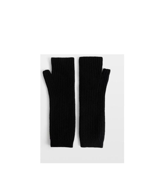 Zadig & Voltaire Black Mity Fingerless Gloves