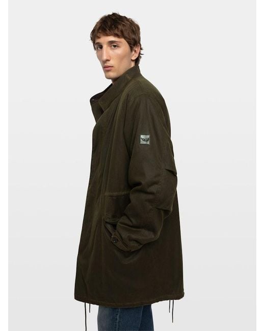 Zadig & Voltaire Green Kikoh Parka for men