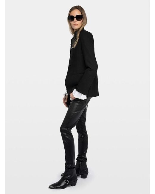 Zadig & Voltaire Black Verysa Blazer