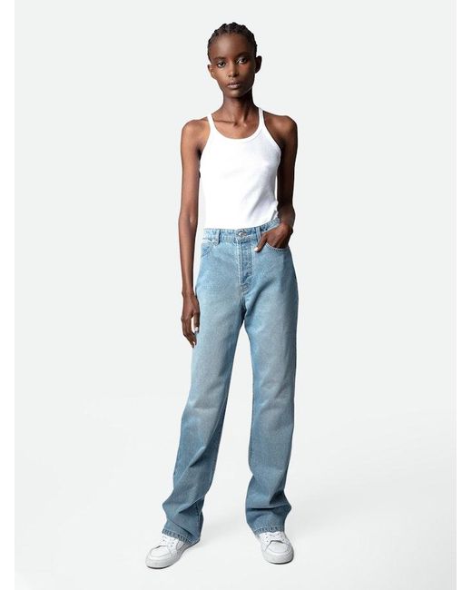 Zadig & Voltaire Blue Evy Jeans