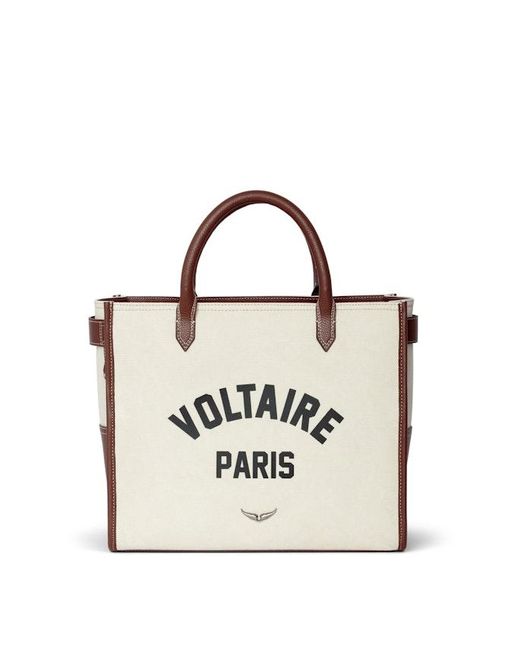 Zadig & Voltaire White Angel Tote Voltaire Bag