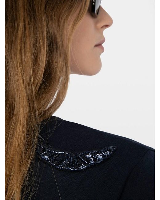 Zadig & Voltaire Black Alys T-Shirt