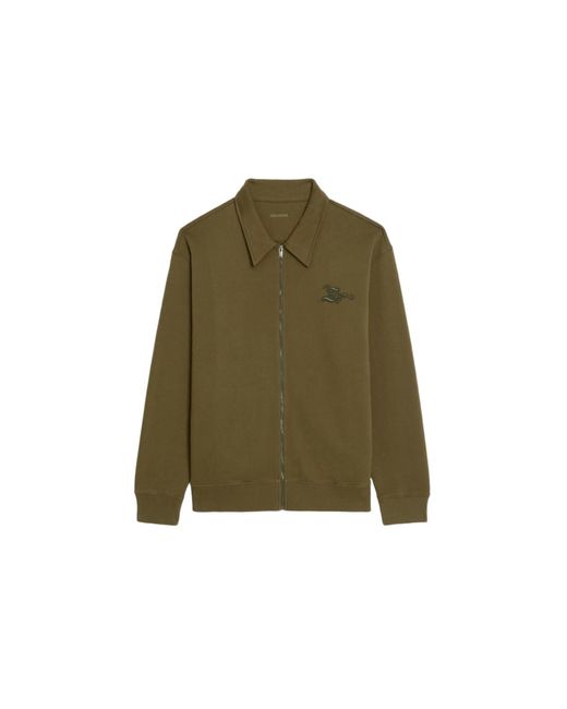 Zadig & Voltaire Green Sweatshirt Moyaz for men